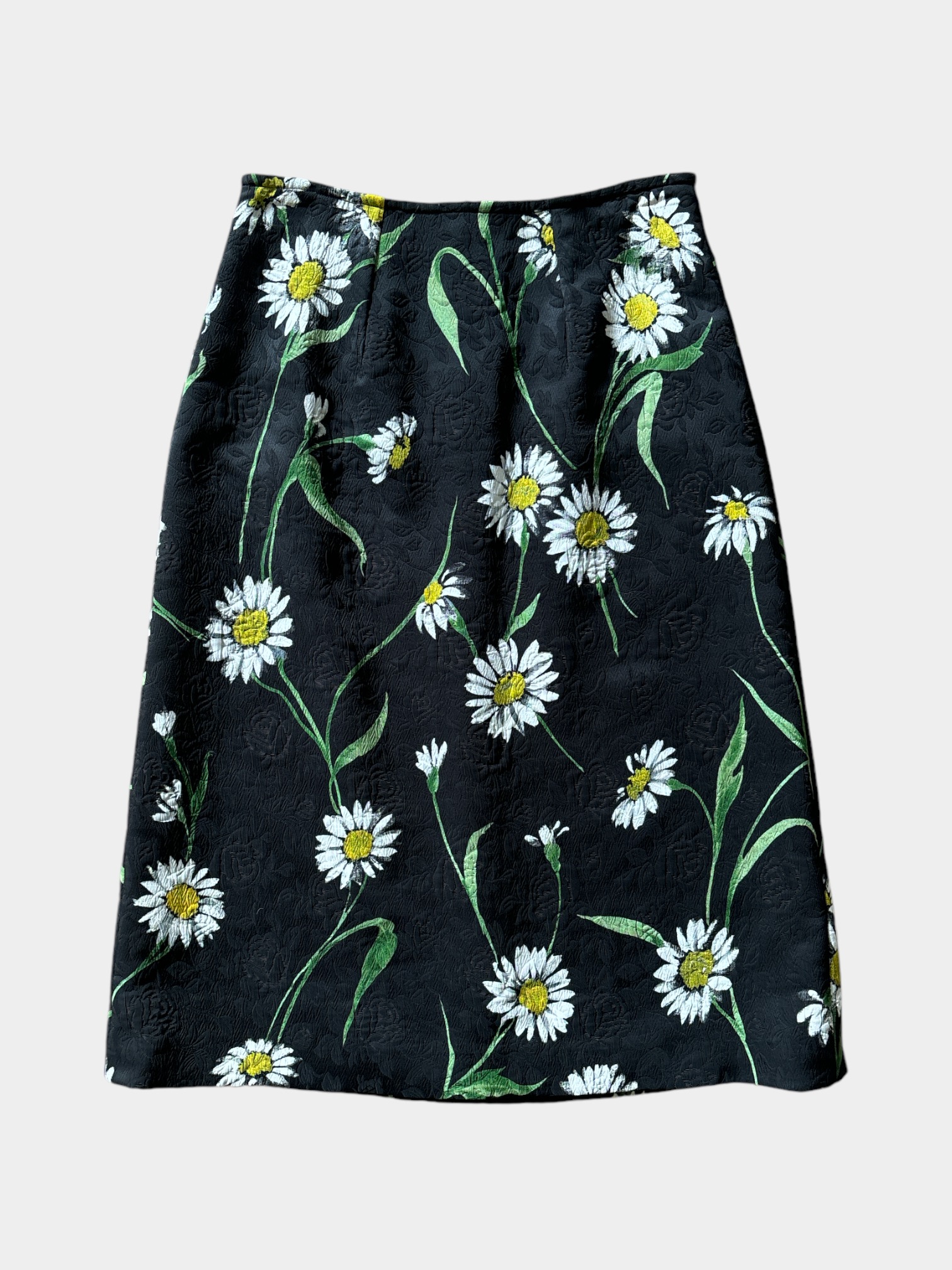 Dolce-&-Gabbana-Daisy-Print-Skirt-Front