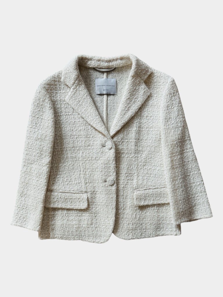 Ermanno-Scervino-Single-Breasted-Jacket