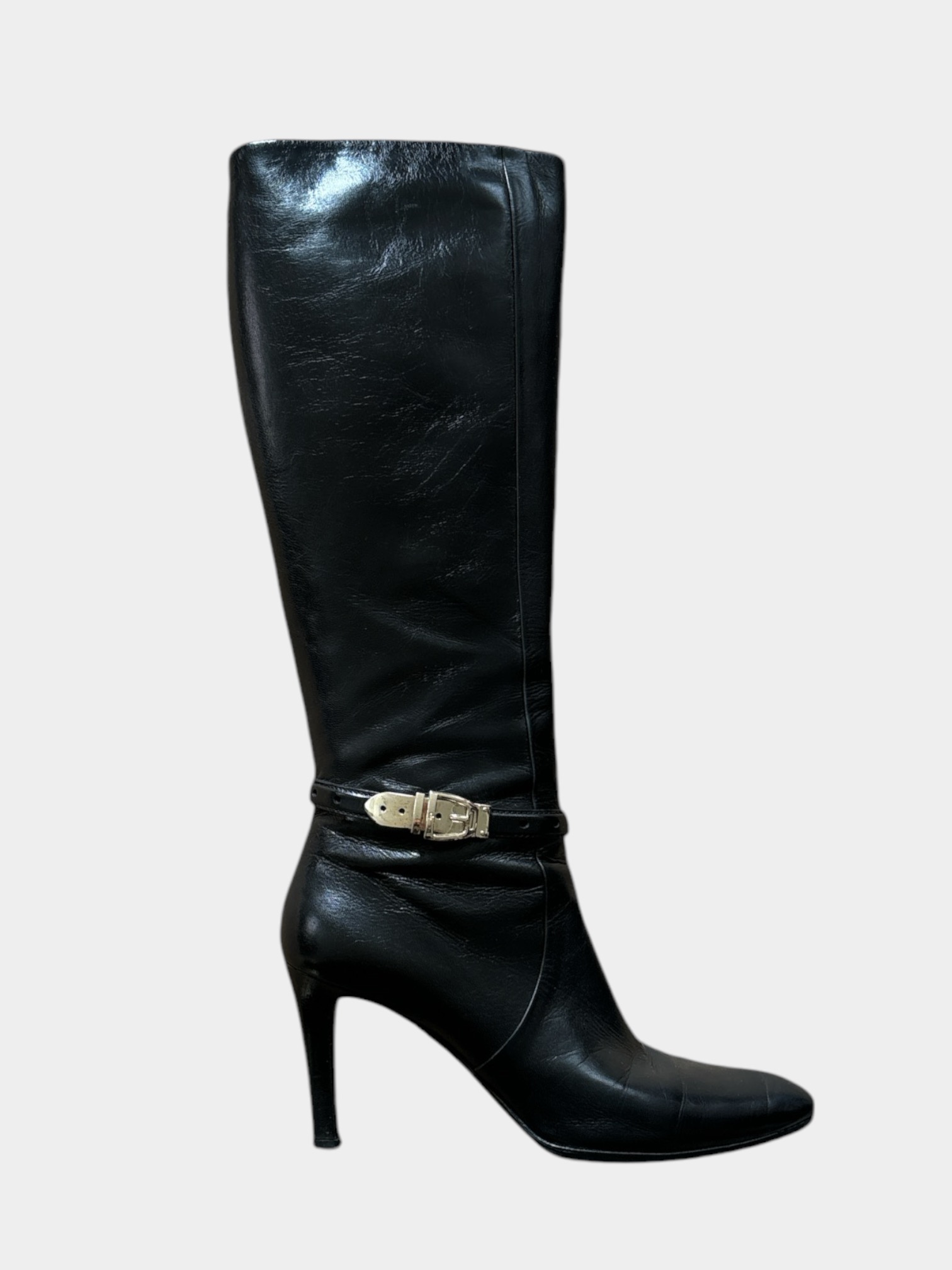 Gucci-Knee-High-Boots-Black