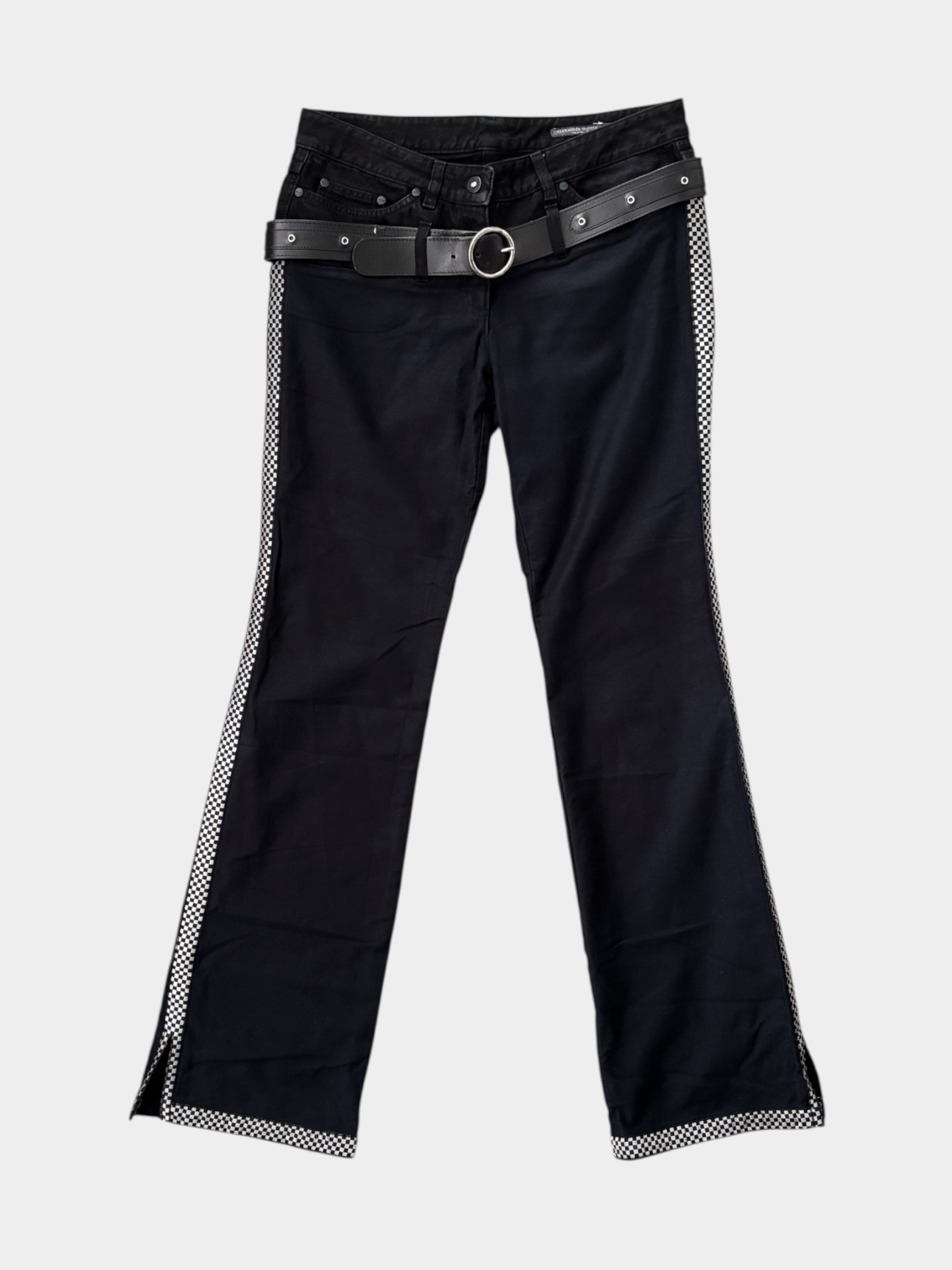 Alexander McQueen Belted Pants (38) - Solgt